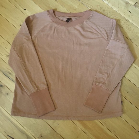 Raglan Sleeve Boxy Terracotta Sweatshirt - Picture 2 of 13